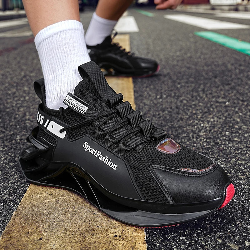 Men's Running Shoes 2026 New Mesh Breathable Sole Anti-Slip Wear-Resistant Daily Sports Trendy Fashion Casual Sneakers for Men