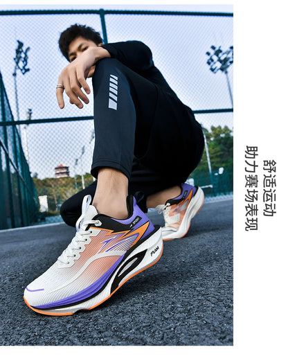 Scarpe sportive da running da uomo per maratona, con cuscino d’aria, traspiranti, leggere e confortevoli, sneakers atletiche outdoor da donna per jogging e tenis