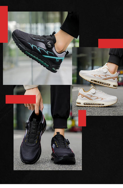 Frühlings- & Sommer-Laufschuhe für Herren – Outdoor-Wanderschuhe, abriebfeste Trailschuhe mit BOA-Verschluss, atmungsaktiver Sport- & Freizeitstil