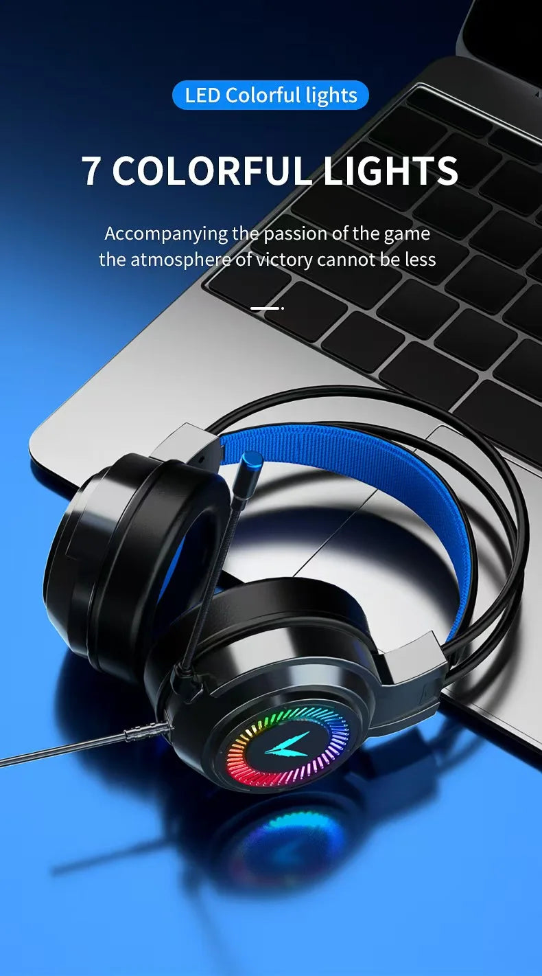 G58 gaming headset gaming wired 7.1 channel PUBG headset computer laptop headset