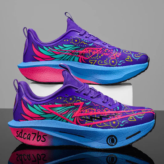Running Shoes Carbon Board Men Marathon Sports Speciality Breathable Lightweight Women's Comfortable Athletic Outdoor Sneakers