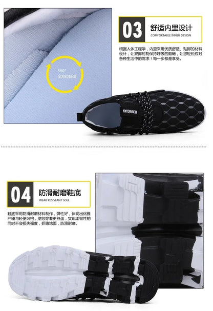 Men's Sports Shoes Breathable Casual Walking Tennis Sports Shoes