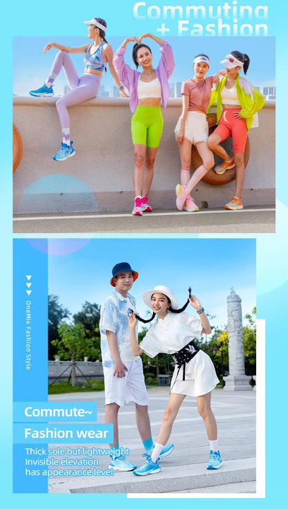 ONEMIX 2025 Scarpe sportive cinesi nuove ammortizzanti da uomo, scarpe da running antiscivolo, traspiranti e leggere per outdoor, sneaker da donna