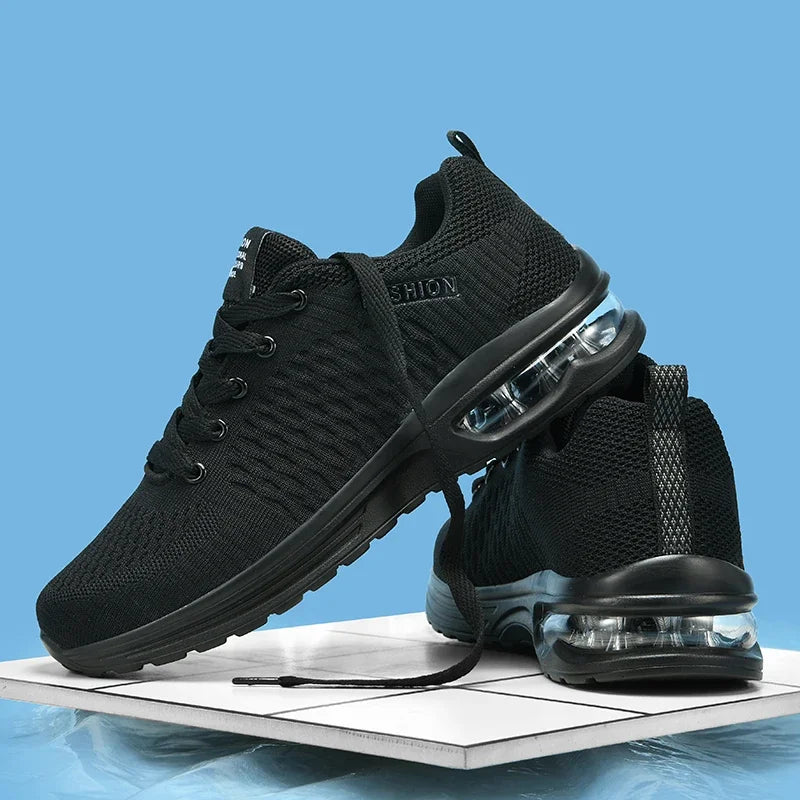 Men's Running Shoes Outdoor Sports Casual Mesh Tennis Shoes, Lace-Up Lightweight Gym Jogging Shoes for Men, 2025 New Male Sneakers