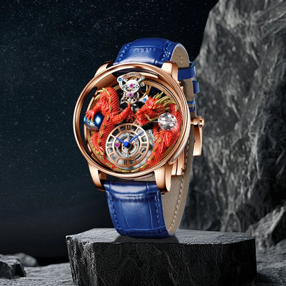 PINDU Design 2025 NEUE Herrenuhr Diamond Tourbillion Top-Marke Luxus Astronomia Quarzuhr für Herren Saphirglas wasserdichte Uhr