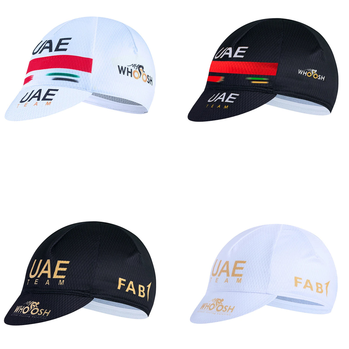 Gorra de ciclismo de los Emiratos Árabes Unidos para hombre: gorras clásicas de verano de secado rápido, para equipo profesional, ciclismo de carretera, montaña (MTB) y competición, para llevar debajo del casco