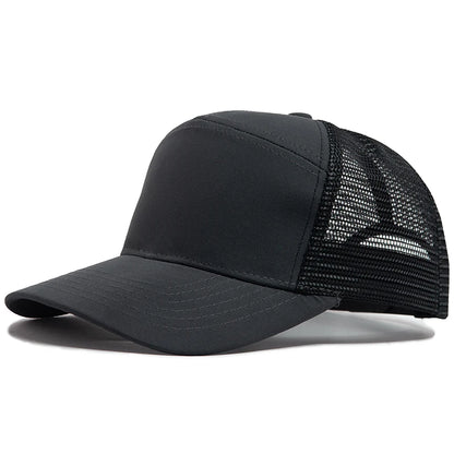Casquette de baseball 7 panneaux d'été, casquettes en maille tendance hip-hop pour hommes, casquette de camionneur, visière, casquette à visière rigide, casquette snapback, pour femmes, unisexe, nouvelle marque tendance