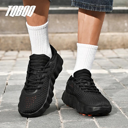 Men's Comfortable Casual Sneakers with Foot Sensing Massage Technology Women's Sports Breathable Lightweight Training Shoes