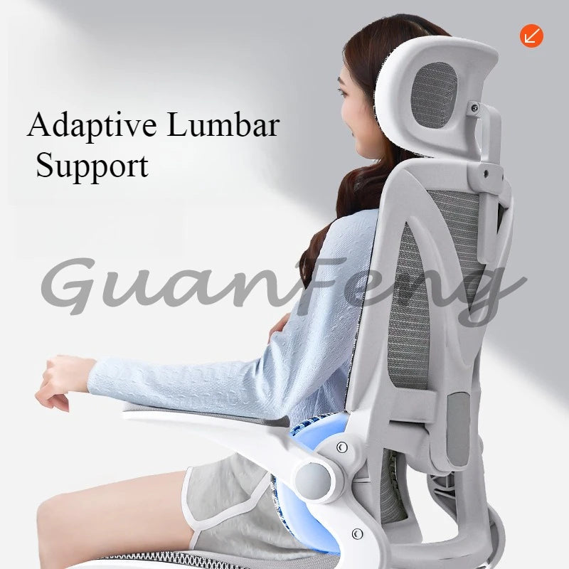 Adjustable Breathable Mesh High Density Sponge Seat Silla De Escritorio Ergonomic Gaming Chair 3D Lumbar Support Racing Swivel