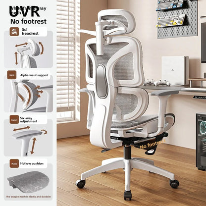 UVR Home Computer Chair Comfortable To Lie Down E-sports Chair Ergonomic Chair To Sit For Long Periods Of Time Office Chair