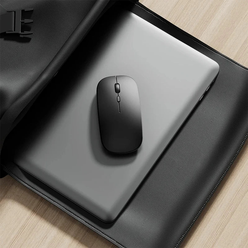 Rechargeable Wireless Mouse Bluetooth 2.4GHz Dual Modes Ergonomics DPI Readjustable Silence USB Portable Mouse for PC Laptop