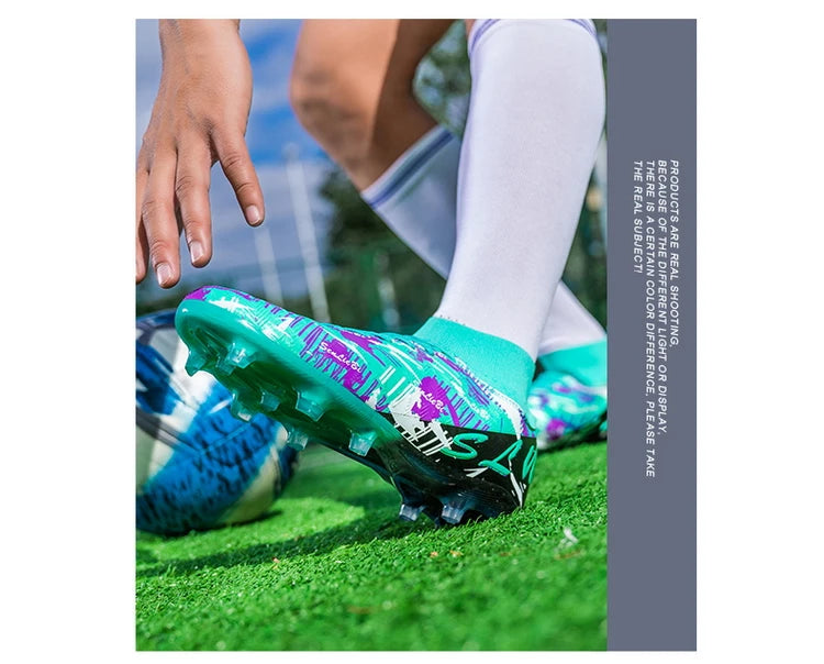 Professional Football Boots Men Soccer Shoes Society Football Cleats FG Ultralight Training Soccer Sneakers Outdoor Sports Shoes