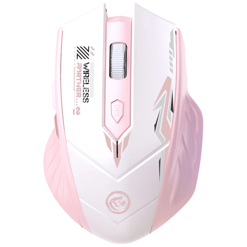 Wireless Gaming Mouse Dual Mode Bluetooth 2.4G DPI Adjustable Type-C Rechargeable Silent Ergonomic Mouse Durable Battery
