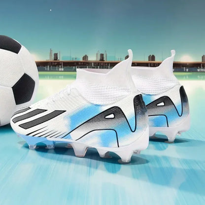 New Men's Football Boots Adult Soccer Field Shoes Teenager Sports Cleats Outdoor Grass Training Boots High-Quality Sneakers