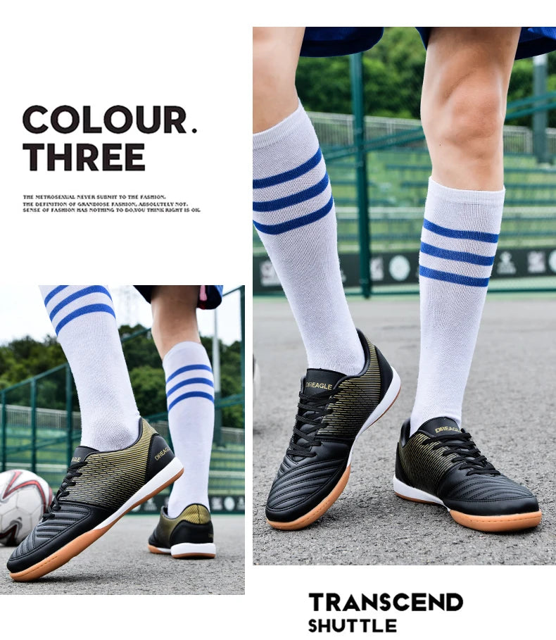 Indoor Soccer Cleats Men Professional Futsal Shoes Anti-Skid Men’s Football Boots Original Hard Court Chuteira Society Futebol