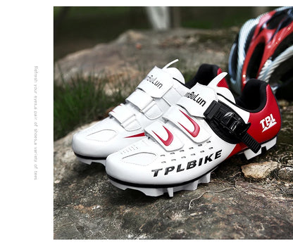 New Men's and Women's Bicycle Shoes,Outdoor Cycling Shoes,Three Functional Soles,Professional Training Shoes