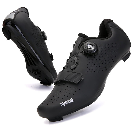 Professional New Sneakers Men Ultralight Double Buckles Cycling Shoes MTB Luminous Road Bike Shoes