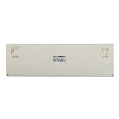 EPOMAKER QK108 QMK/VIA Full-Sized ANSI US Layout Wired/BT/2.4Ghz Wireless Mechanical Keyboard RGB Backlight with 8000mAh Battery