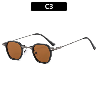 2025 Small Square Sunglasses Riding Driving Sun Glasses Women Men Brand Designer Metal Frame Eyewear Shades Oculos De Sol UV400