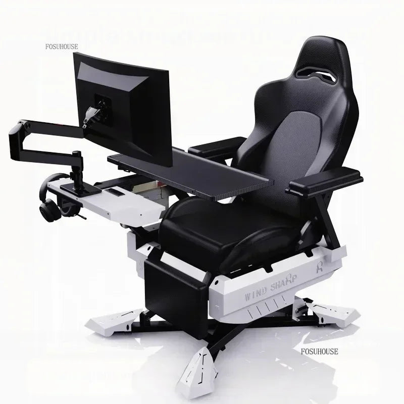 Ergonomic Gaming Chair PC Computer Racing Style Cockpit Lazy Multifunctional Long Sitting Office Home Gamer Furniture 2026