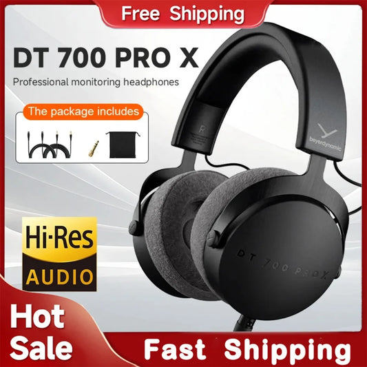 Beyerdynamic DT 700 PRO X Studio Grade Over Ear Headphones with HiFi Sound Closed Back Design for Professional Recording