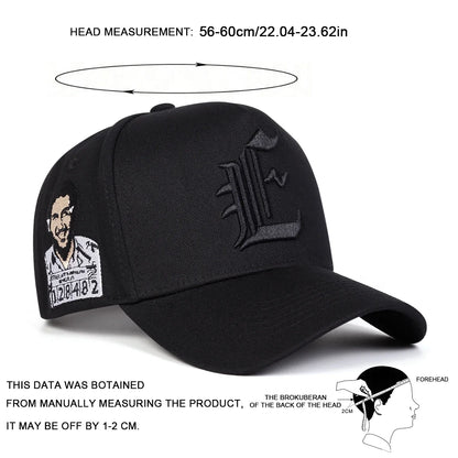 Casquettes de baseball unisexes brodées « E » – Printemps-automne – Chapeaux décontractés ajustables pour l’extérieur – Chapeau anti-UV – Casquette de sport