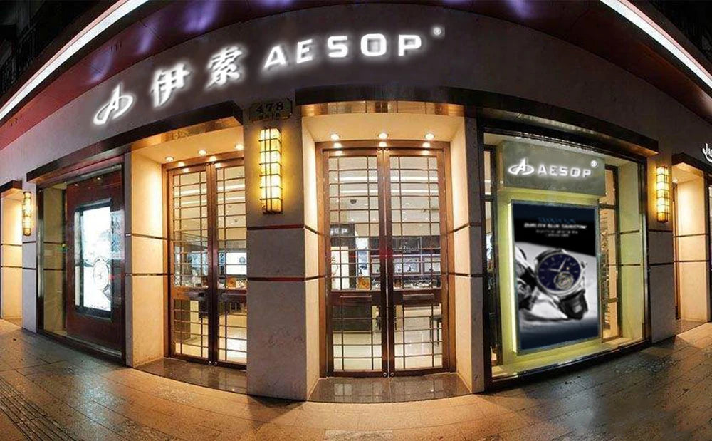 AESOP Official Watch Store Flying Tourbillon Movement Mechanical Wristwatches Skeleton Watches for Menes Luxury Waterproof 2025A
