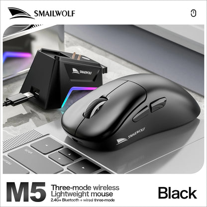K-Snake X11 Bluetooth wireless mouse three-mode e-sports PAW3311 laptop desktop office game RGB magnetic charging