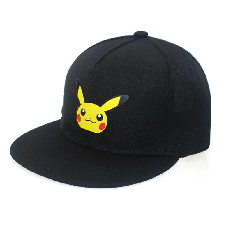 Anime Figure Pokemon Baseball Cap Pikachu Hat Adjustable Pokemon Cosplay Hip Hop Cartoon Adult Hats Boy Girl Kids Birthday Gifts
