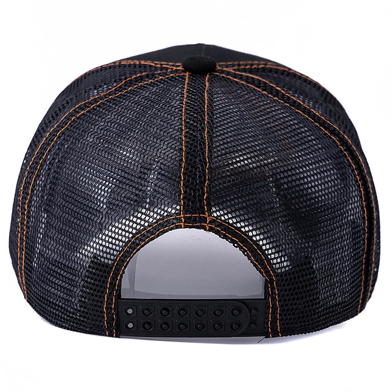 Unisex Summer Fishing Baseball Cap Breathable Mesh Trucker Hat Men Women Big Fish Fisherman Style Cap Fashion Outdoor Hat Cap