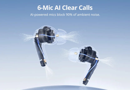 Tronsmart Sounfii NC 2 Earphones Bluetooth Wireless Hybrid ANC Earbuds with Hi-Res Audio, 40H Playtime, 2026 NEW CHOICE