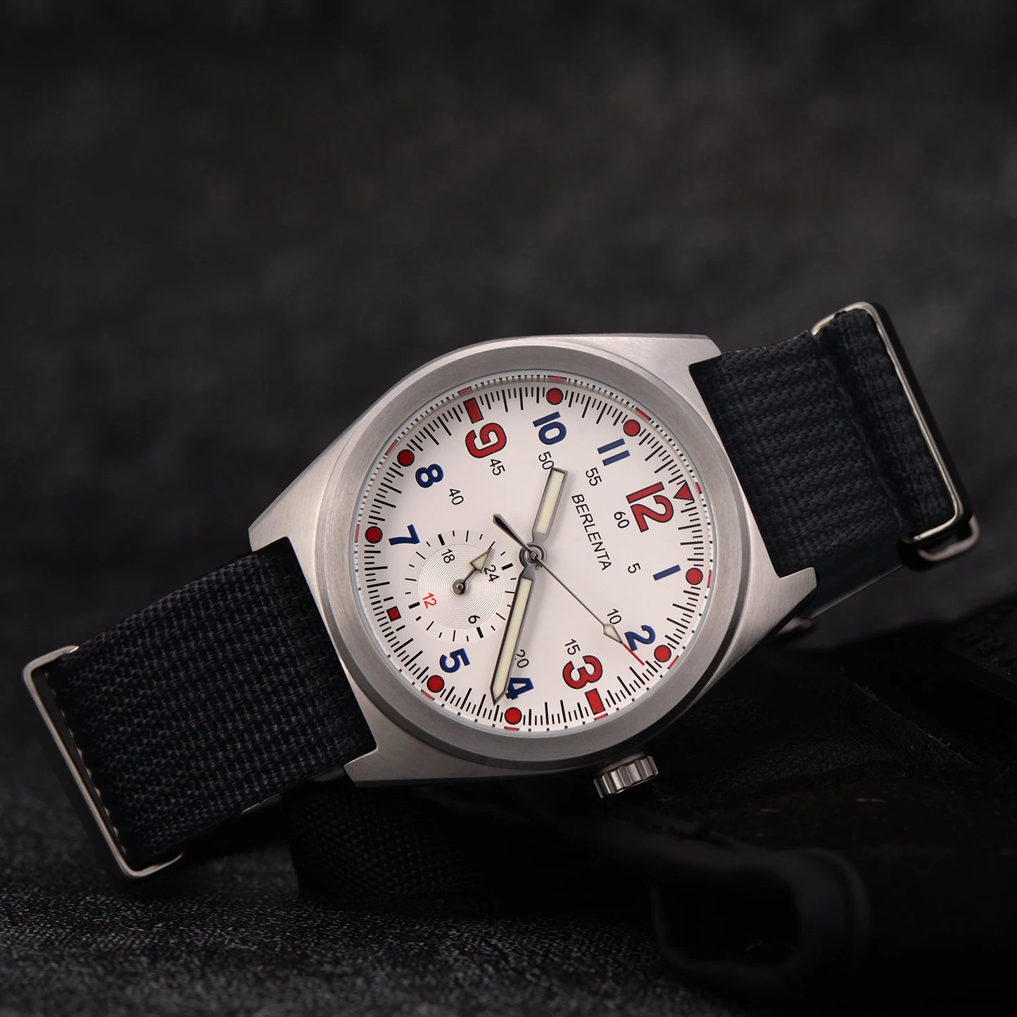 Berlenta VH60 Watch Men 100m Waterproof 316L Steel Wristwatch For Men Top Brand Luxury Male Clock Military Fashion Wrist Wach