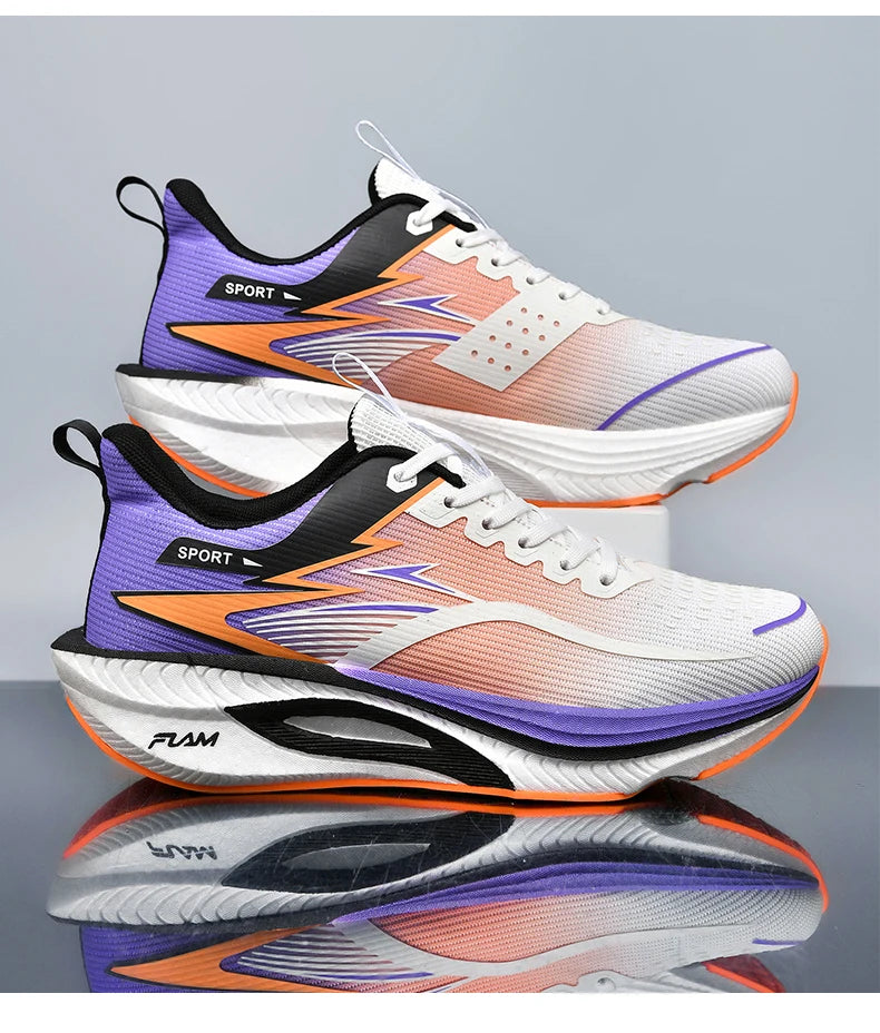 Scarpe sportive da running da uomo per maratona, con cuscino d’aria, traspiranti, leggere e confortevoli, sneakers atletiche outdoor da donna per jogging e tenis