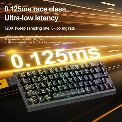 Attack Shark X68HE Gaming Keyboard Wired 8K Polling Hall Effect Magnetic Switch Rapid Trigger SOCD/RS Low Latency Pro Gaming
