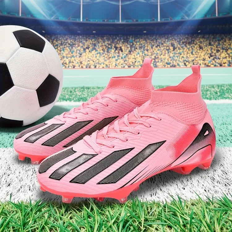 New Men's Football Boots Adult Soccer Field Shoes Teenager Sports Cleats Outdoor Grass Training Boots High-Quality Sneakers