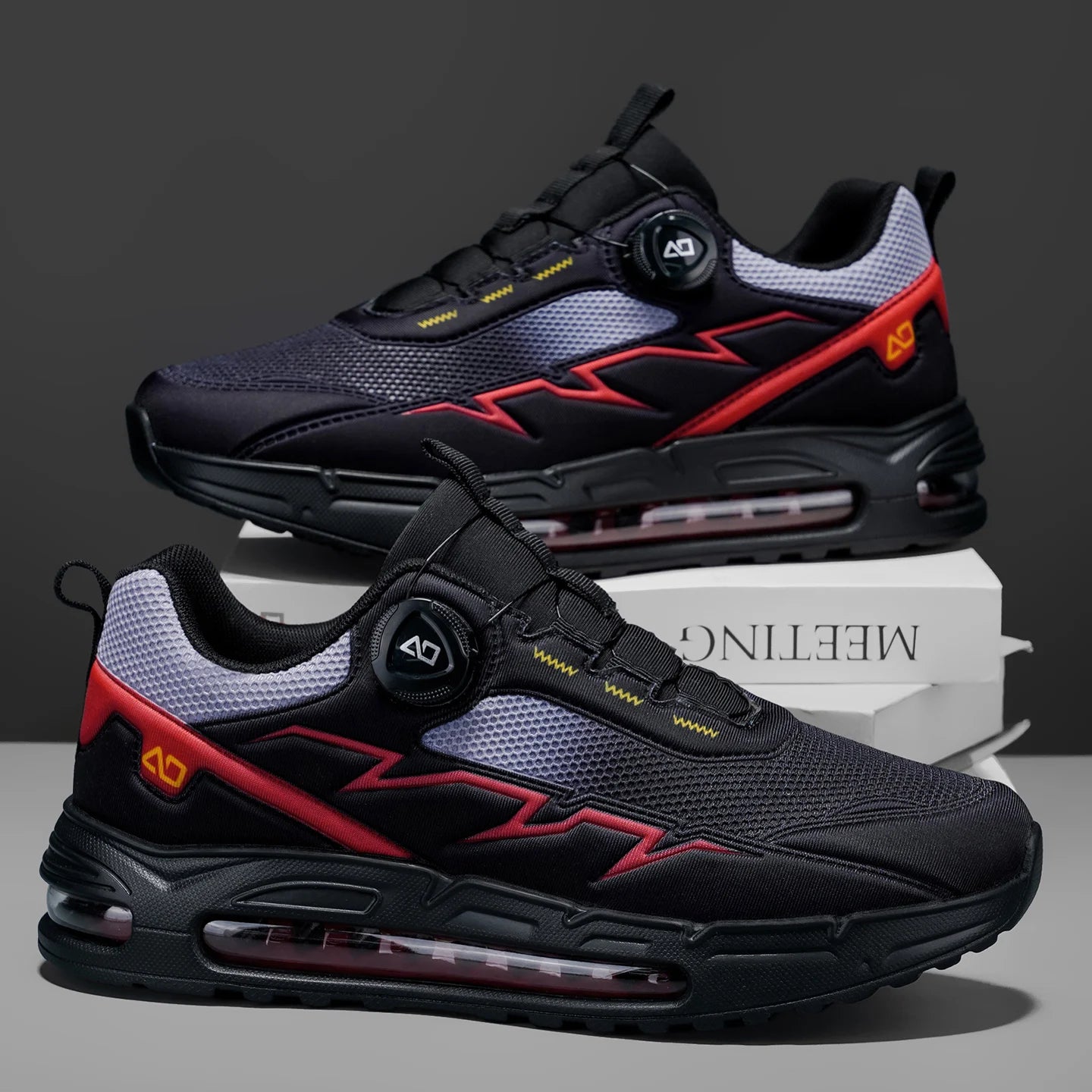Frühlings- & Sommer-Laufschuhe für Herren – Outdoor-Wanderschuhe, abriebfeste Trailschuhe mit BOA-Verschluss, atmungsaktiver Sport- & Freizeitstil