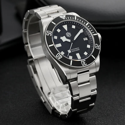 San Martin SN0121TD Titanium Diving Watch ST2130 Automatic Movement Watches Grade5 Titanium 120 Click Waterproof 300m Wristwatch