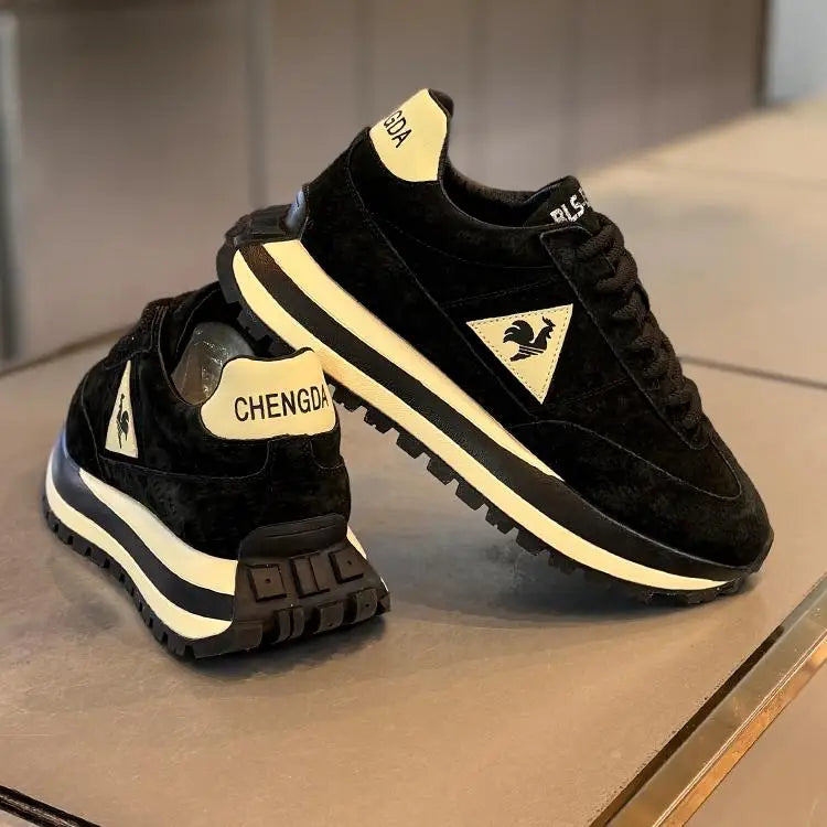 Men's fashion daily casual sports shoes, simple atmosphere, non-slip and wear-resistant high-quality men's running shoes