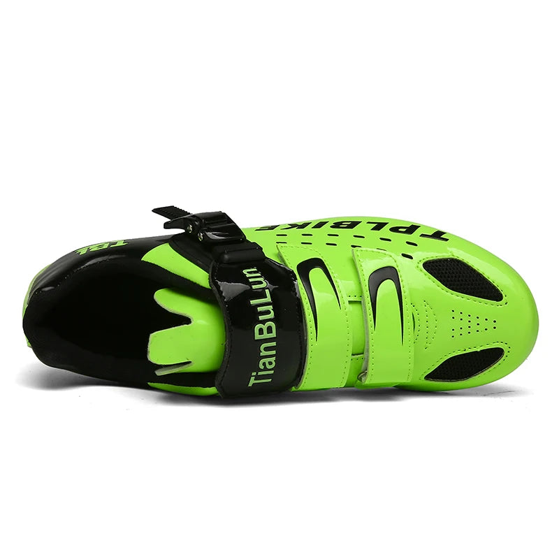 New Men's and Women's Bicycle Shoes,Outdoor Cycling Shoes,Three Functional Soles,Professional Training Shoes
