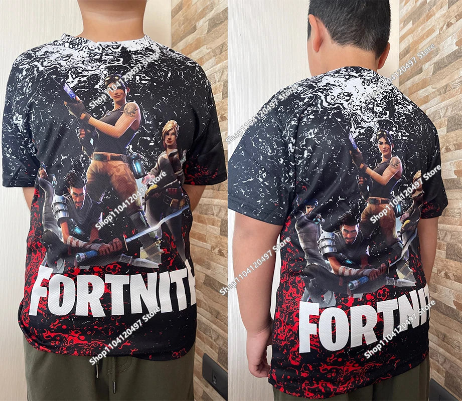 Christmas Fortnite 3D T-shirt Tees Battle Royale Streetwear Kids Victory Game Men and Women Harajuku T Shirt Teen Clothes