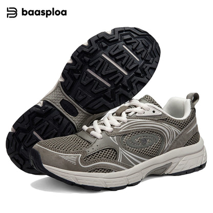 Baasploa Women Running Sneakers Brand Mesh Breathable Comfortable Walking Shoes Outdoor Anti-slip Female Casual Jogging Sports Shoes