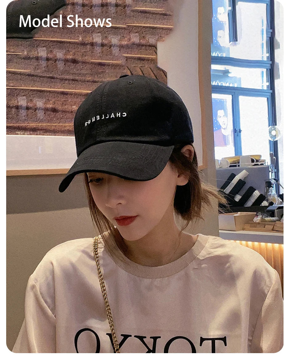 Kapa za bejzbol s izvezenim slovom za žene, proljeće/ljeto, za vanjsku upotrebu, s UV zaštitom, uniseks snapback kapa, sportska, ležerna, muška, hip hop kapa