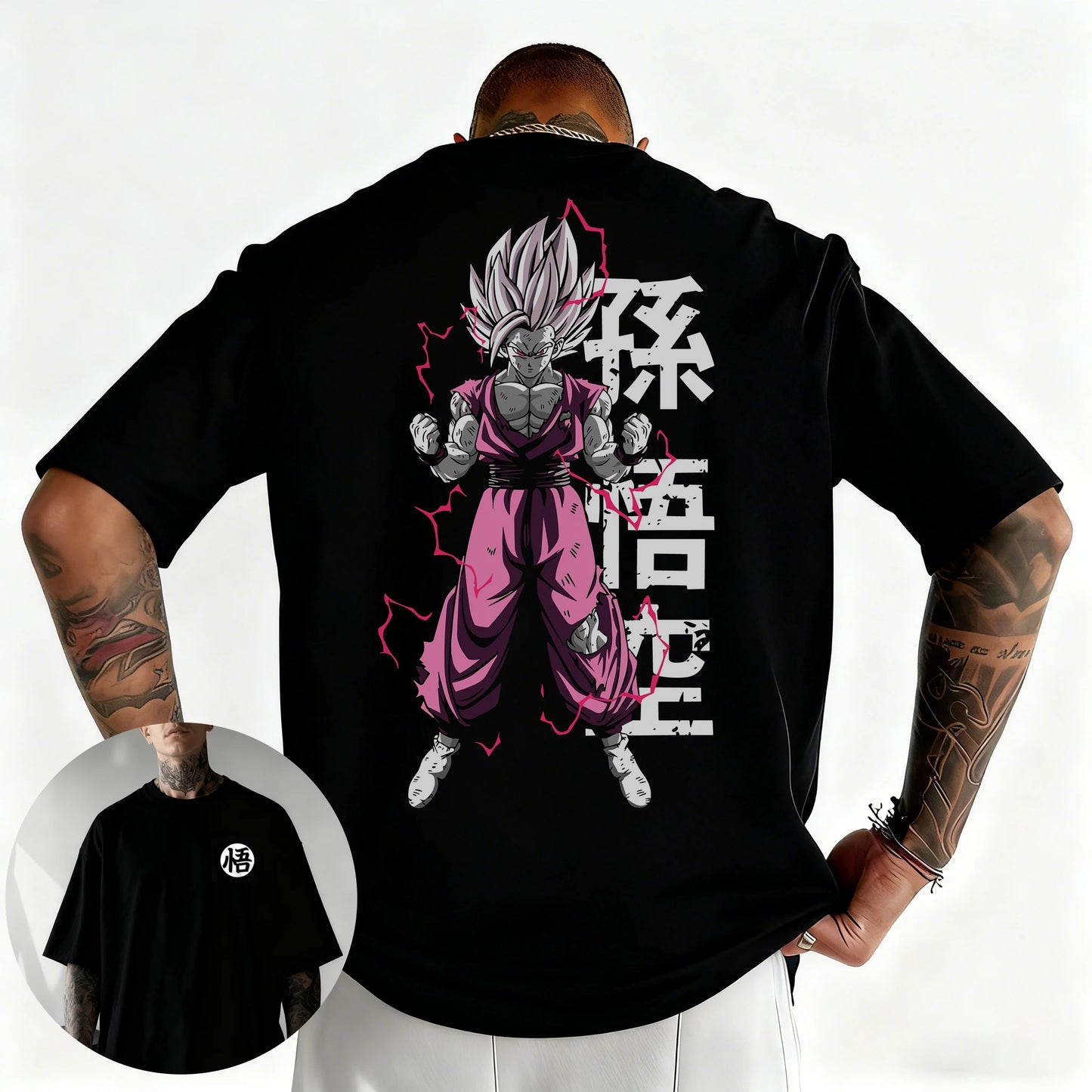 Dragon Ball Japanese Anime Printed Men's T-Shirt Majin Buu Boys Children Harajuku Short Sleeve Kids Goku T-shirt Summer Clothing