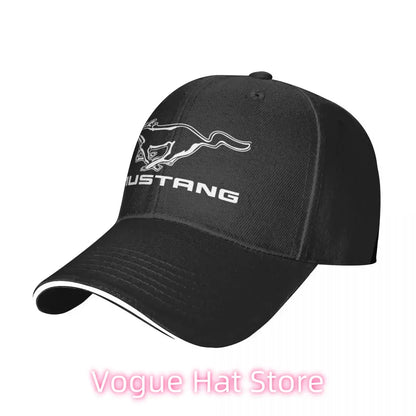 Skeleton Mustang Baseball Caps Casual Sandwich Hats