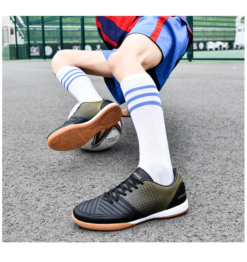 Indoor Soccer Cleats Men Professional Futsal Shoes Anti-Skid Men’s Football Boots Original Hard Court Chuteira Society Futebol