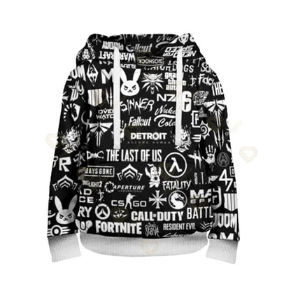 Fortnite Jungen-Cosplay-Hoodie „Cool Heroes“, Cartoon-Sweatshirt, Kinderkleidung für Frühling und Herbst, Baby-Mantel, Kapuzenjacke für Kinder