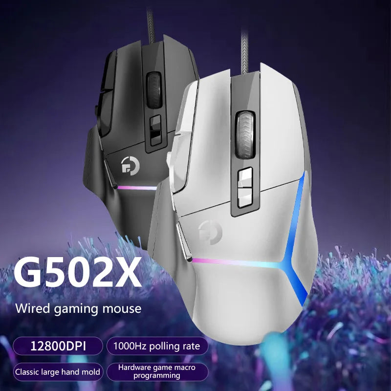 Wireless Gaming Mouse Ergonomics USB Rechargeable Bluetooth Mice Optical Sensor Programming Gaming Mice with Wired For Windows