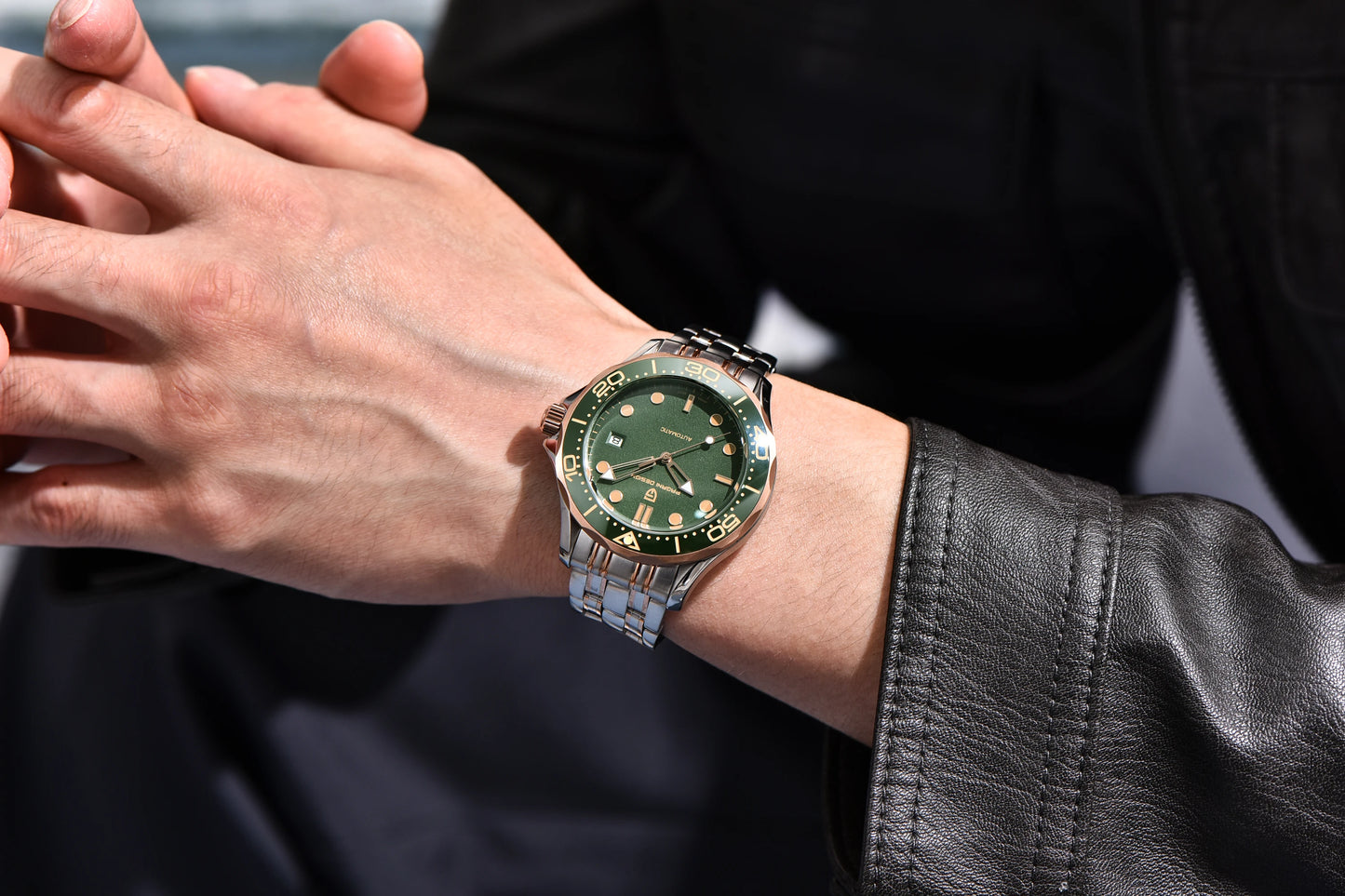 PAGANI DESIGN 2026 New V2 Waves 200M Orologio da immersione da uomo, automatico di lusso, con cristallo zaffiro AR