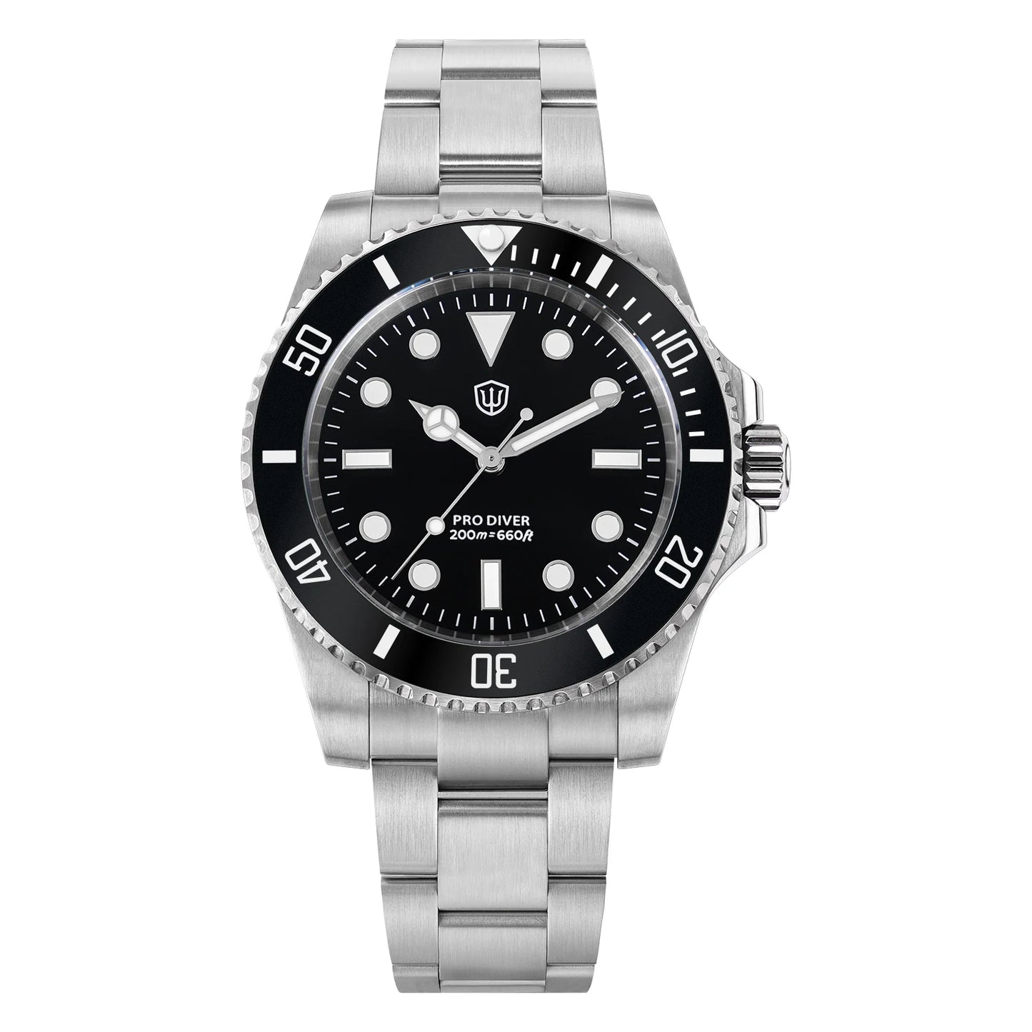 Watchdives WD1680Q V2 VH31 Sweep Quartz Movement Watch Luxury Top Brand Sapphire Stainless Steel 20Bar Waterproof Men Watches