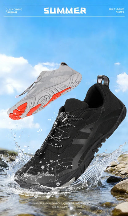 Couple Outdoor Sports Aqua Shoes, Barefoot Shoes, Quick-Dry Beach Swimming Fitness Wading Hiking Cycling Water Sneakers Shoes